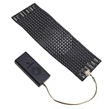 Phefop Programmable Flexible LED Display 12x32 Pixel Rollable RGB LED Screen with APP Control for Bags Hats Glasses Bracelets Shoes Helmets Bottles