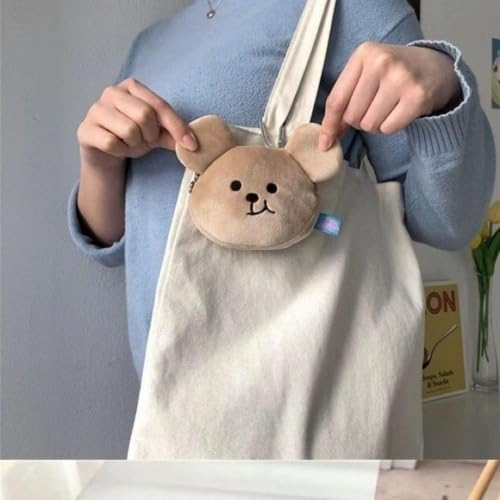 Cartoon Teddy Bear Wallet Bear Bag Cute Coin Wallet Plush Coin Purse Ultra -mini bag Fashion Purses And3