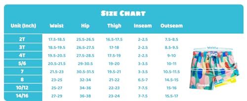 maamgic Boys Swim Trunks with Compression Liner Toddler Boys Stretch Swim Shorts Quick Dry 2 in 1 Beach Shorts - Image 6