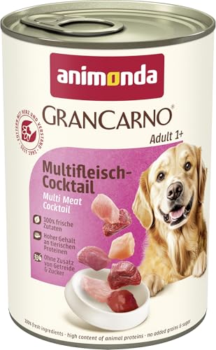Animonda Gran Carno - Cibo per Cani, misto di carne, 6 x 400 g