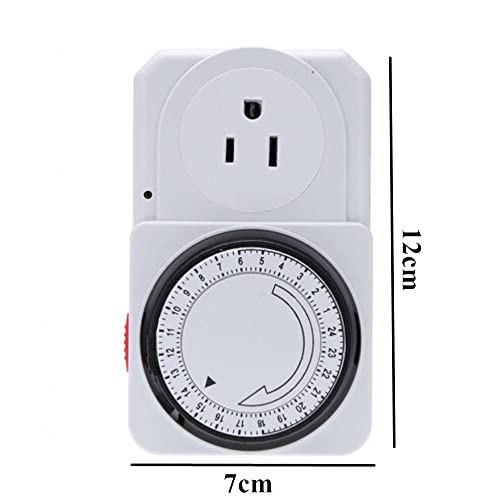 Okdeals AM8AM0F57QUS Electric Outlet Smart Controller Grounded Timer Timer Switch Socket Timing Socket Automatic Power Off Socket Grounded Outlet thumb #2