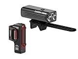LEZYNE Macro Drive 1300XXL & Strip Drive Pro Bicycle Light Set Front & Rear Pair, Very Bright LED's,...