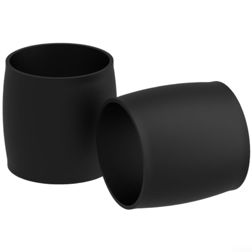 Road For Bike Handlebar Tape End Rings, Silicone Bar Retainers with Quick Install Grip Fixers, Elastic Handlebar Finishers for 25mm to 32mm For Bars(Black)