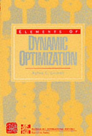 Elements of Dynamic Optimization: Chiang: 9780071125680: Amazon.com: Books