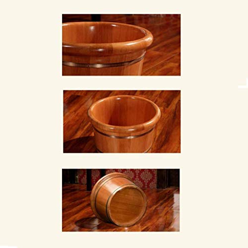 Bañera para pies de madera natural y duradera miniatura 3
