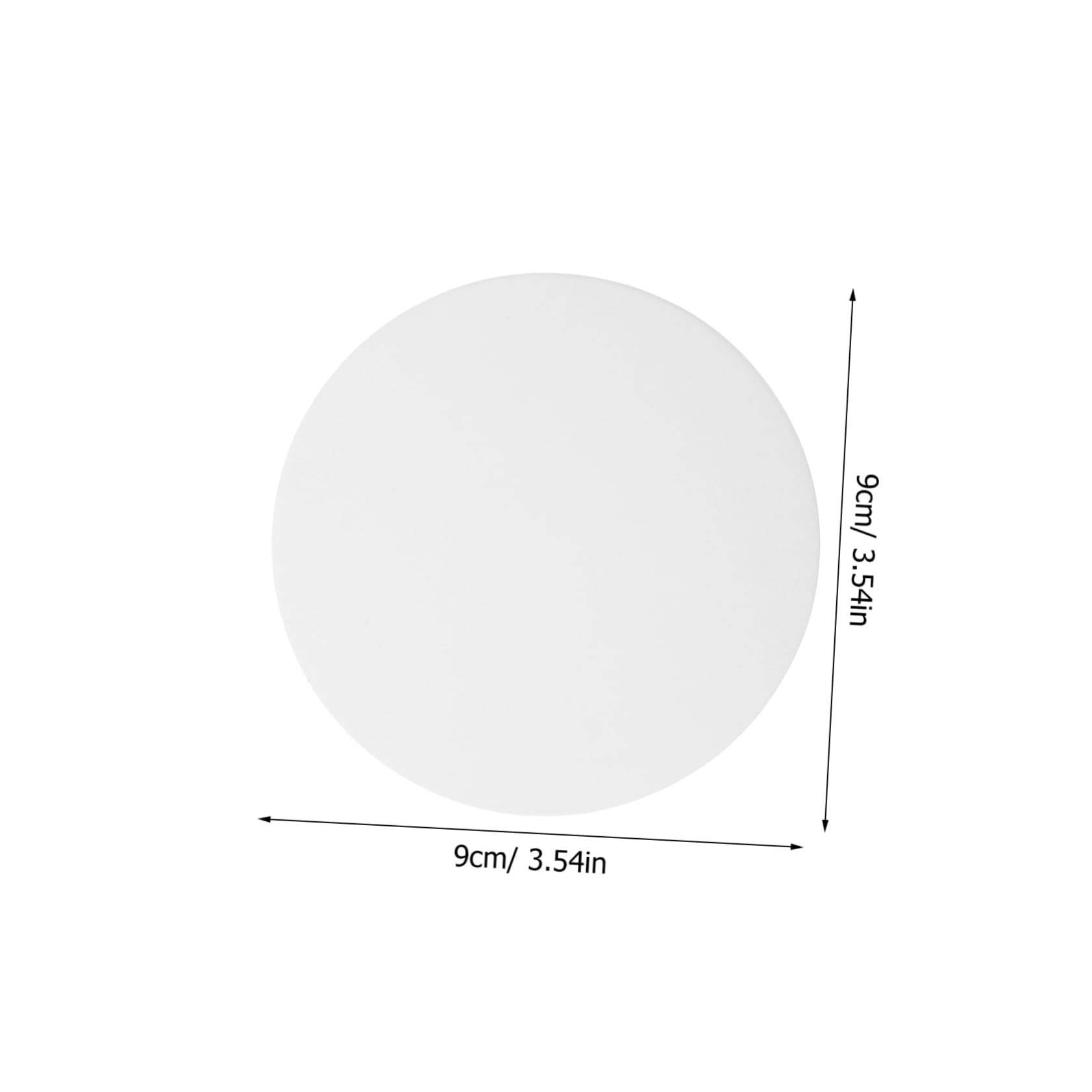 NAMOARLY Chemistry Lab Filter Paper 100pcs Round Filter Paper for Qualitative Analysis Precipitati