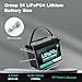12V 100Ah LiFePO4 Battery, 15000 Deep Cycle Rechargeable Lithium Battery with Built-in 100A BMS, Low Temperature Protection, Perfect for Marine, RV, Boat, 2 Pack