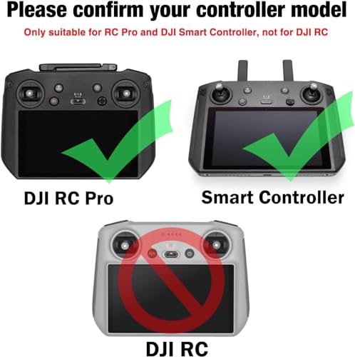 Image of VERTUS Tempered Glass Screen Protector for DJI RC Pro, Smart Controller, Mavic 2 Zoom, Air 2s, 3, 3 Cine