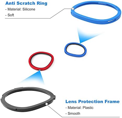 AMVR Lens Scratch Pad Protecting Myopia Glasses from Scratching VR Headset Lens Compatible for Quest 2/Quest/Rift S/Go