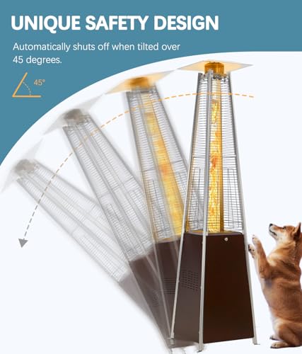 Pyramidpatioheater48000btuoutdoorpropanepatioheaterwithdetachablewheelsandprotectivecoverforterracegardenpoolsidehammeredbronze Urban Country Home Decor Pyramid patio heater48000 btu outdoor propane patio heater with detachable wheels and protective cover for terrace gardenpoolside hammered bronze urban country home decor