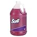 Scott Skin Cleansers Bulk Hand Soap (91300), Pink Hand Cleanser, Peach Scent, 1 Gallon, 4 Bottles / Case