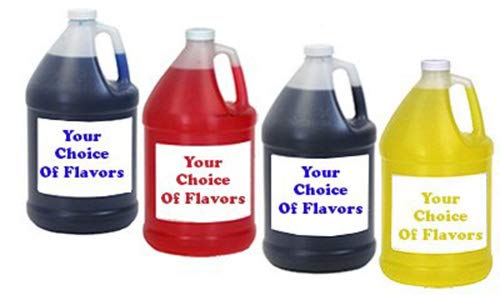 Shave Ice Syrups Gallons (Choose Your Own Four Pack)