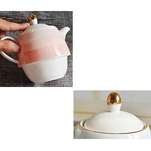 Con burbujas desmontables, tetera, tetera caliente, máquina de té perfecta, tetera de estilo europeo y una taza de taza… - Imagen 4