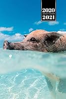 Pig Pork Piglet Farming Farmer Week Planner Weekly Organizer Calendar 2020 / 2021 - Swim in Paradise: Cute Wildlife Animal Pet Bullet Journal Notebook Diary in 6" x 9" Inch Pocket Size 1675766274 Book Cover
