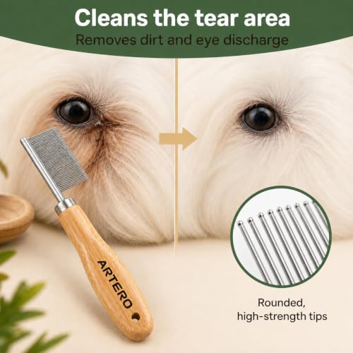 Peine Artero Buddy Mini Tear para perros y gatos miniatura 2