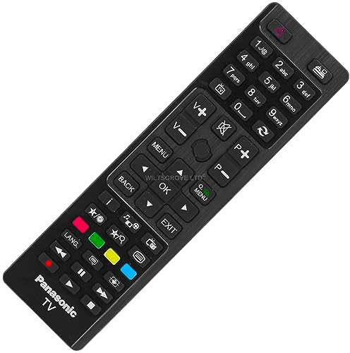Fernbedienung für Panasonic TX-40C300B 40' Black Full Hd Led Tv - Mit Zwei 121AV AAA Batterien enthalten