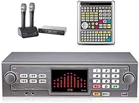 TJ Taijin Media TKR-365HK Home Party Korea Korean Karaoke Singing Machine 500GB HDD System/Follow-up TKR-304K (2 Wiress Microphone + Professional Remote Controller (TIR-304K))
