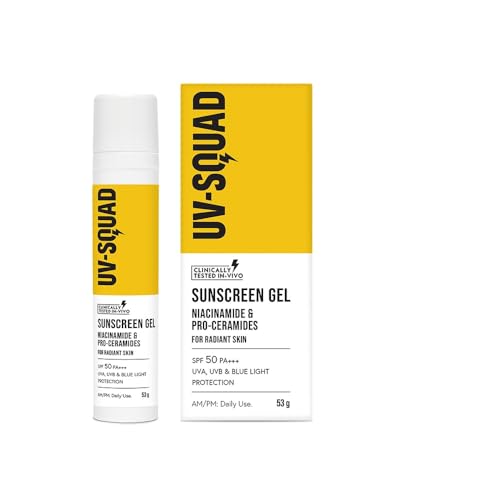Image of Sunscreen SPF 50 PA+++ with Niacinamide & Pro-Ceramides | No white cast | Non-oily, lightweight, Non-comedogenic