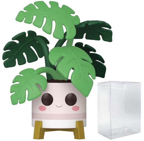 POP Kawaii Plants: Flora - Monstera Funko Vinyl Figure (Bundled with Compatible Box Protector Case) Multicolor 3.75 inches