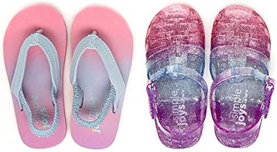 Girls Kimmie Nora Jelly Set Sandal by Simple Joys – Multi‑Color Delight for Kids