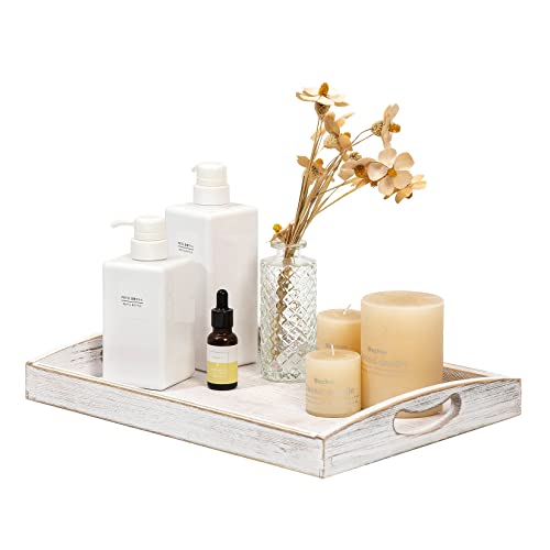 Country Rustic Wood Nesting Dinning Breakfast Serving Trays With Wood Handles, Set Of 3,Can Put Food, Fruit, Plates #TOP3