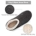 ULTRAIDEAS Women's Indoor Loafer House Slippers with Memory Foam, Ladies Warm Closed Back House Shoes with Non-Slip Outdoor Rubber Sole（Grey，size 9）
