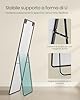 SONGMICS Specchio a Figura Intera, 160 x 50 cm, Specchio da Terra Rettangolare con Supporto, Cornice in Lega di Alluminio, Vetro Temperato, Camera da Letto Soggiorno, Nero Inchiostro LFM030B01 #3