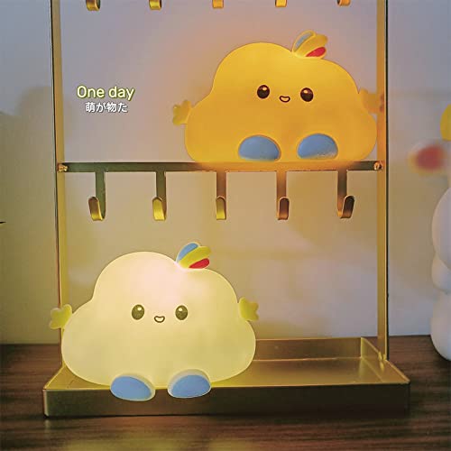 Alikiz Cloud Led Night Light For Bedroom, Cute Cloud Colorful Night Lamp Decor Nursery, Usb Rechargeable Portable Silicone Light Christmas Gifts For Kids Girls Room #TOP6
