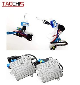 TAOCHIS 55W Pair of Bi-Xenon H7 High Brightness Bulbs 5500K and DSP AC HID Ballasts