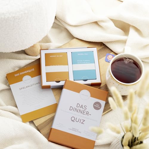 Erzähl mal! Das Dinnerquiz: Das Original. | Das Fragespiel für Freunde und Familie zum Thema Kochen und Essen | Schönes Mitbringsel zur Essenseinladung