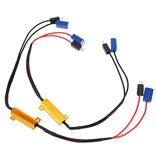 FAVOMOTO 1 par Resistores de Carga H1/ H3 LEVOU Decodificações Carro Anti- Piscar Decodificadores Ca