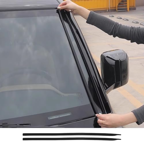Front Glass Sealing Tape for 2020-2026 Land Rover Defender 90 110 130 Sound Insulation and Noise Reduction Exterior Gap Strip Blocking Foreign Objects upgrading Decoration Tuning Supplies Accessories