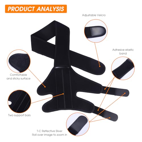 Image of Dog Knee Brace,Adjustable Dogs Rear Leg Braces for ACL with Cruciate Ligament Injury,Reduces Joint Pain and Muscle Sore Inflammation. (S)