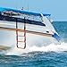 CAQYPVH Lightweight, Practical, Non-Slip, Portable Boat Rope Ladder for Inflatable Boat Or Sailing Boat, 4 Steps 30x114cm