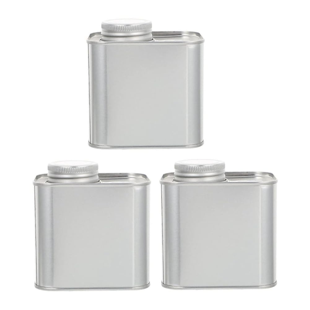 Hndhbfgrt Square Tin Airtight for Coffee Bean Canister Storage Container Food Grade Metal Lid for Coffee and Tea Organizer