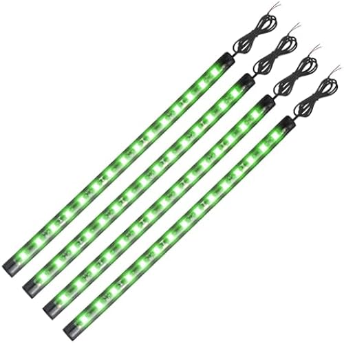 YM E-Bright Green Underglow LED Strip Lights 4 Pack 11inch IP67 Waterproof