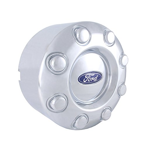 New OEM Ford Rear Center Cap 8 Lug Compatible With Ford F-350 Drw 2005-2016 By Part Numbers HC3C1A096XB HC3C1A096AD HC3C-1A096-AD HC3C-1A096-ADB HC3C1A096ADB HC3C-1A096-XB