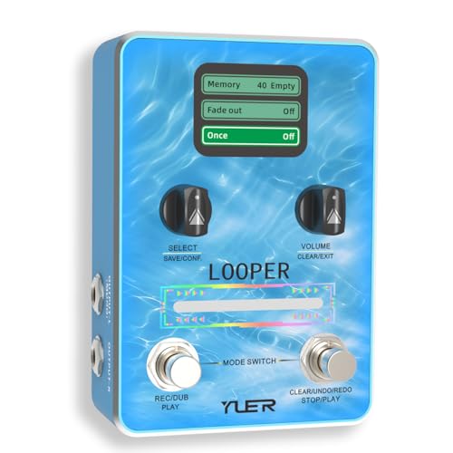 Yuer Looper Guitar Pedal with 40 Slots & 160 Min
