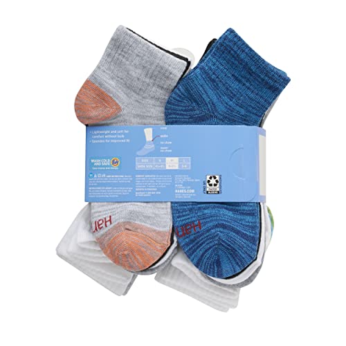 Image of Hanes boys Hanes Boys' Socks, Super Value 20-pair Socks, Ankle and No Show Multi-packs