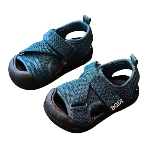 IWIHMIV Boys Summer Outdoor Athletic Sport Sandals Girls Hiking Beach Casual Non Slip Adjustable Sandals for Toddler