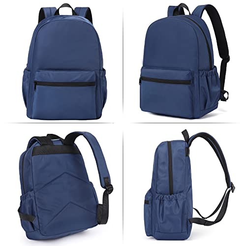 Cluci Backpack For School Classical Bookbag College High School Bags For Boys&Girls Sports Blue Backpack Kids Lightweight Casual Daypack Waterproof Travel Rucksack #TOP5