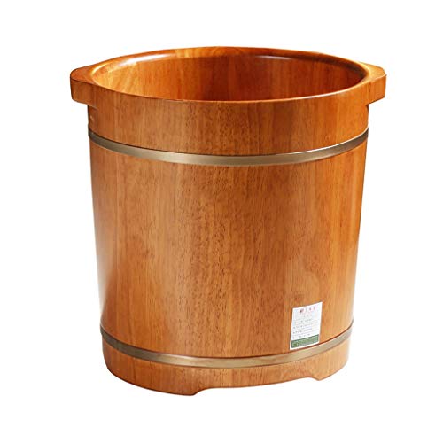 Bañera de madera para pedicure y spa de pies