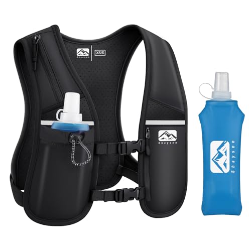 Chaleco de Running para Mujer y Hombre con Botella de Agua 500 ml incluida
