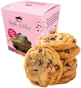 S’mores Chocolate Chip Cookies- Chunky Soft-Baked Gourmet Cookies with Marshmallow & Chocolate, Egg-Free & Vegetarian, Holiday Dessert & Gift Treats, 9 oz