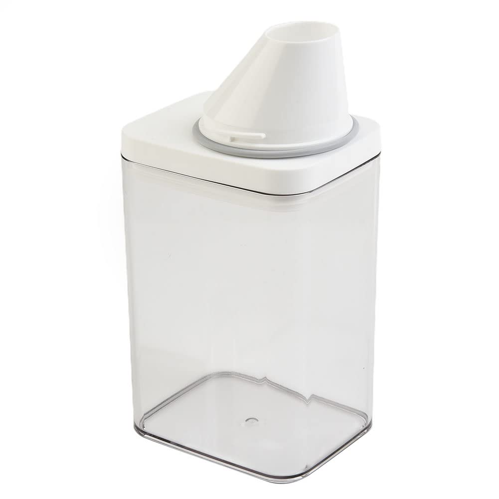 Feuchtigkeitsbeständiger Aufbewahrungsbehälter für Waschmittel, Seifenspender mit Deckel, Messbecher, ideal zum Aufbewahren und Schützen von Reinigungsmitteln, 1100 ml