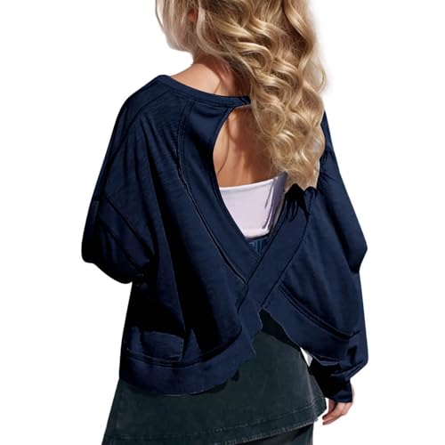 Teen Girls Cute Shirts Youth Lightweight Preppy Yoga Workout Blouses Fall Trendy Oversized Crop Crewneck Running Tops