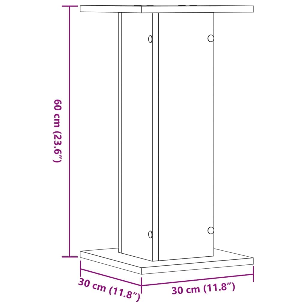 Generico Supporti Altoparlanti 2 pz Rovere 30x30x40 cm Legno Multistrato,Dispositivi elettronici,Audio,Accessori Audio,Accessori per Altoparlante,Supporti per altoparlanti-852658
