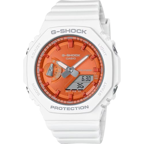 Casio Reloj Analógico Para Unisex-Adultos De Cuarzo Con Correa En Acero Inoxidable Gma-S2100ws-7aer Casio Reloj Analógico Para Unisex-Adultos De Cuarzo Con Correa En Acero Inoxidable Gma-S2100ws-7aer