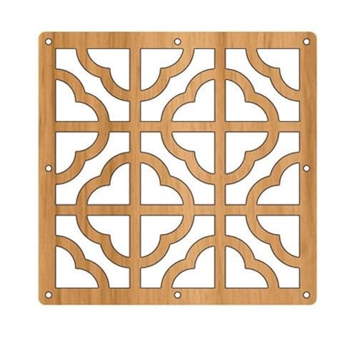 Cloisons suspendues en bois au design simple pour chambre et salon