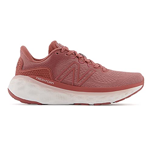 New Balance New Balance Women's Fresh Foam More V3 Running Shoe, Washed Henna/White, 9.5 Medium US
